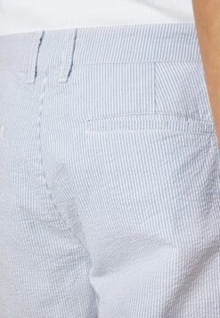 Pier One Pleated Seersucker Short - Shorts - Blue -Modekleding Winkel 9511fb9334b8406c8dc31dbeff7d97b9