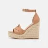 Steve Madden Sivian - Sandalen Met Hoge Hak - Camel -Modekleding Winkel 9640fea037a64bd2a36036646ef8f0ba