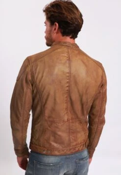 Lee Cooper Bertin - Leren Jas - Vintage Cognac -Modekleding Winkel 9a376fcab08c4895ae3829eaf79f23fd