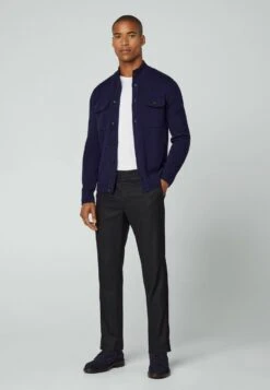 Hackett London Chest Pocket Fb - Vest - Navy -Modekleding Winkel 9a4521d1bec54100989e75940b94e0a5