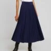 Anna Field Plisse A-Line Midi Skirt - A-Lijn Rok - Maritime Blue -Modekleding Winkel 9c4060d1a0304200b78aca3a1eb3f70e