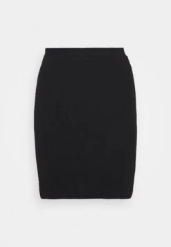 Even&Odd Basic Mini Ribbed Skirt - Kokerrok - Black -Modekleding Winkel 9e955763a1e04d8493b30d183c7933c6