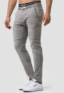 Indicode Jeans Fabrizio - Slim Fit Jeans - Vintage Grey -Modekleding Winkel a1c4a5ec1de4486ca9f9c05a4920e207