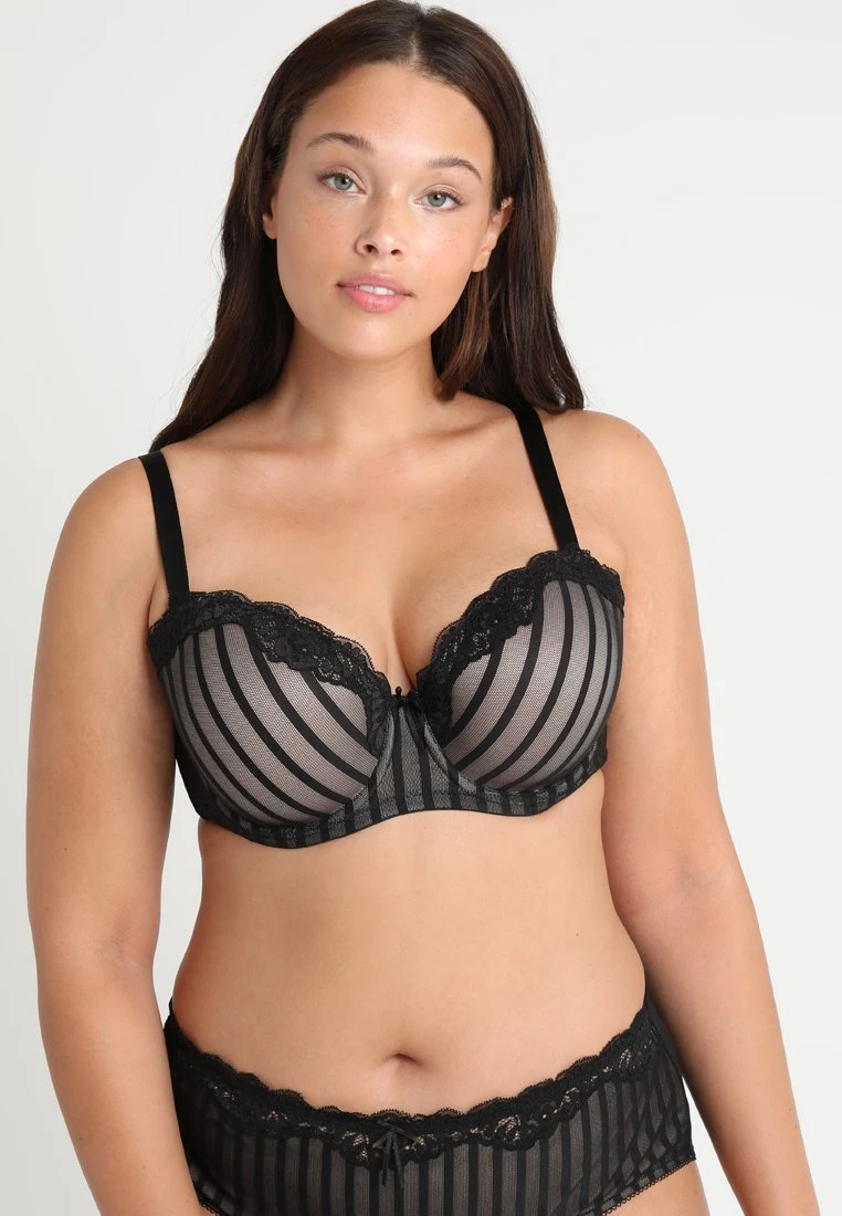 City Chic Fifi Bra - Beugel Bh - Black/Latte 3 City Chic Fifi Bra - Beugel Bh - Black/Latte