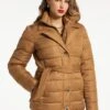 Faina Caspio - Winterjas - Sand -Modekleding Winkel a3c03de1134b4c44b6832d1fa26379ad