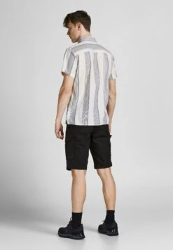 Jack & Jones Unifarbene Dex Mit Cargotaschen - Shorts - Schwarz -Modekleding Winkel a5054eba47b14da49563bf941fb04158