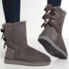 Ugg Bailey Bow - Korte Laarzen - Grey -Modekleding Winkel aa2da5fe7ecb456b8e1f9c6957306c7f