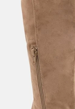 Overknee Laarzen - Beige -Modekleding Winkel af53d6c8665e471991951c7a51a10581
