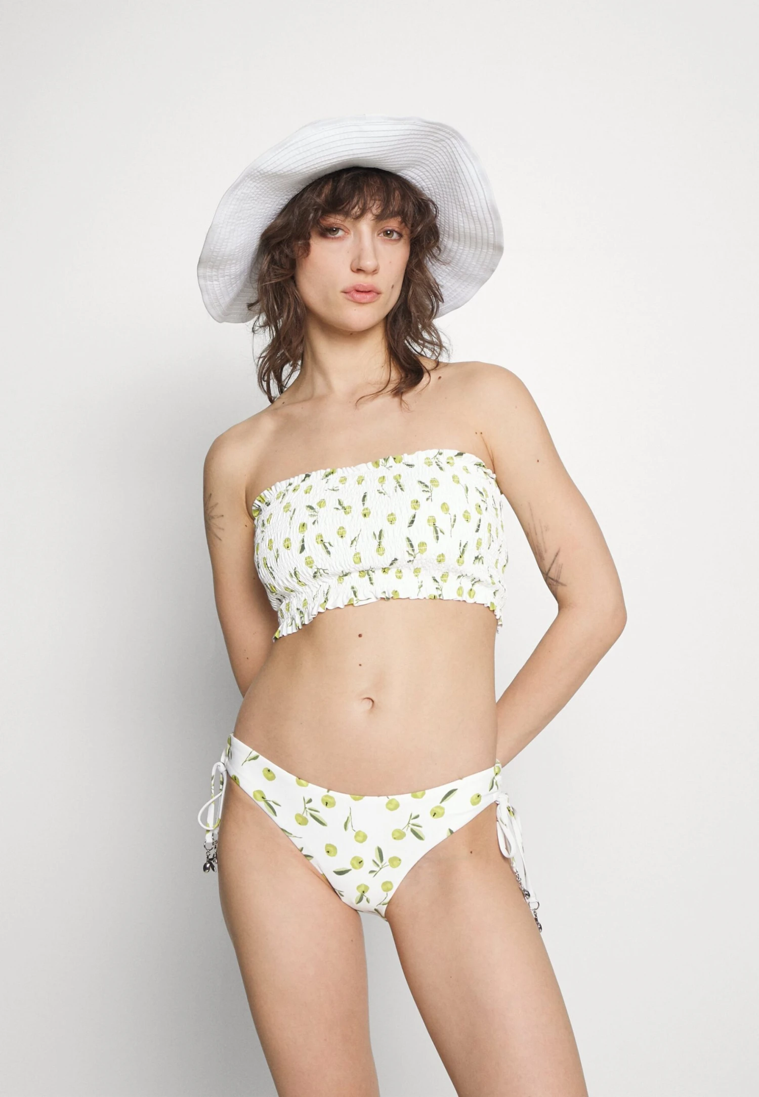 Seafolly Summer Crush Shirred Long Line Bandeau - Bikinitop - Off-White 4 Seafolly Summer Crush Shirred Long Line Bandeau - Bikinitop - Off-White - Afbeelding 2