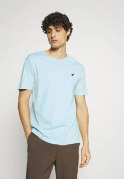 Pier One 5 Pack - T-Shirt Basic - Light Grey - 101_White - 001_Green - 602 -Modekleding Winkel c5d09be1320042ecb8b6f671d155ac8e