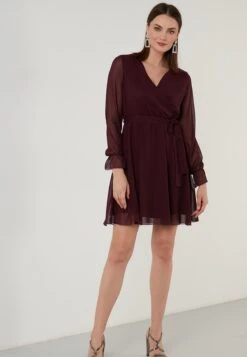 LELA Mini- Jurk - Purple -Modekleding Winkel c600d0b132694f5b9f658418df166751