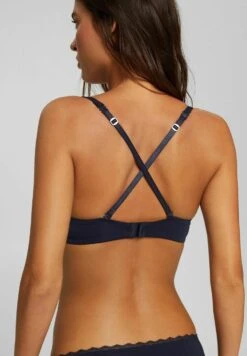 ESPRIT Feminine Sexy Padded Bra - Beugel Bh - Navy -Modekleding Winkel d57be941399c45ec9761d2cdc82ff068