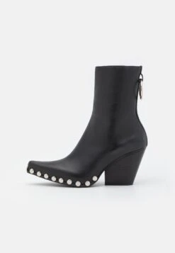Jeffrey Campbell Walton - Cowboy-/Bikerlaarsjes - Black -Modekleding Winkel d5f7e5a9ad434a649ca3b4988571e0ee