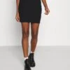 Even&Odd Basic Mini Ribbed Skirt - Kokerrok - Black -Modekleding Winkel d630847e2ebe46acbeeb87078a61e321