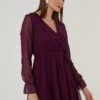 LELA Mini- Jurk - Purple -Modekleding Winkel d7e34d775ba146969e425d35ad3c92a7