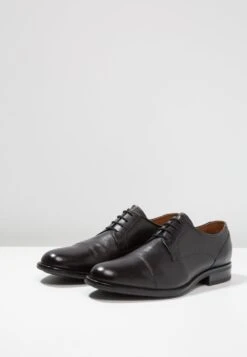 Pier One Leather - Veterschoenen - Black -Modekleding Winkel dce6835a78db4474bdecd6a58d88c1ec