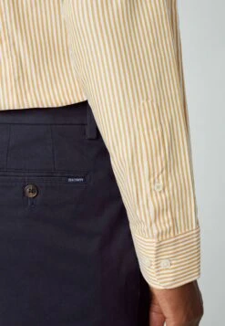 Hackett London Essential Bengal Stripe - Overhemd - White Yelow -Modekleding Winkel e166c751c12c4a67bab31344c7e66786