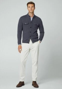 Hackett London Chest Pocket Fb - Vest - Charcoal Grey -Modekleding Winkel eb01487cb13b4b1ba7f55758967604c7