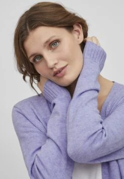 Vila Viril Long Cardigan - Vest - Sweet Lavender -Modekleding Winkel f2781c02db1346f29deb8ae2cd5f8768