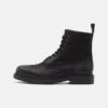 Pier One Leather - Veterboots - Black -Modekleding Winkel f6e9515e988b4ad584e5e93abea39704