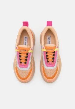 Steve Madden Doubletake - Sneakers Laag - Natural/Orange -Modekleding Winkel f8cd11c6508f42b4bcdc93cee3b19804